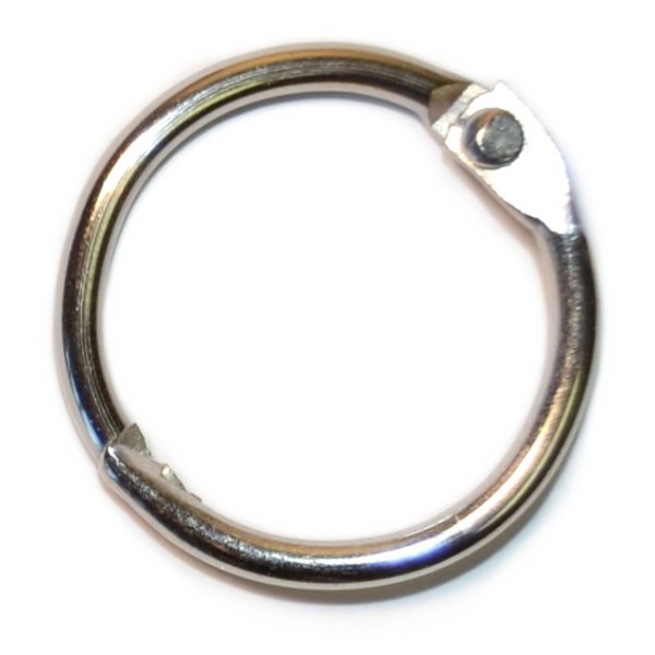 Midwest Fastener 3/4" Nickel Binder Rings 10PK 38522